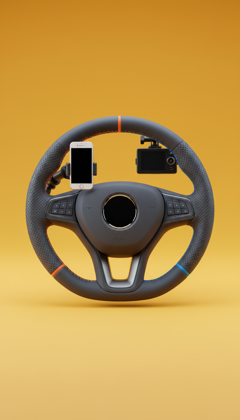 Perforated Steering Wheel Cover Premium Grip