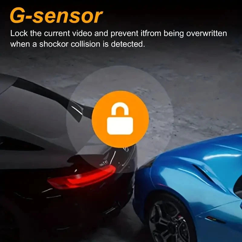 1080P Dual Camera Dash Cam for Vehicles with Front and Interior Recording, IR Night Vision, Loop Recording, and Wide Angle Lens