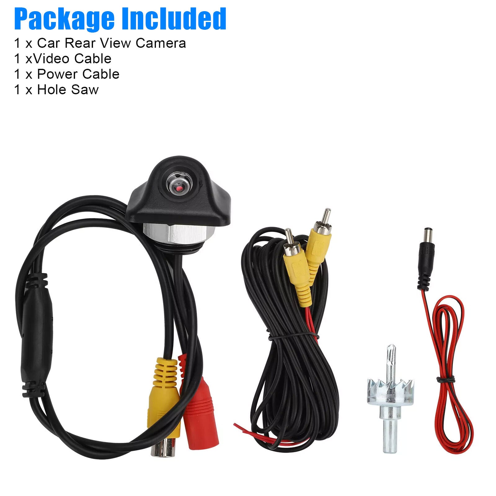 170° High-Definition Waterproof Car Rear View Backup Camera with Night Vision for Enhanced Reverse Parking Assistance
