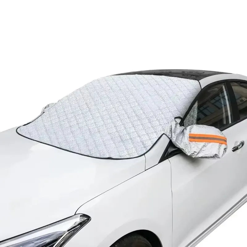 Magnetic Front Windshield Snow Shield and Frost Prevention Sunshade - Thickened Car Coat (1PC)