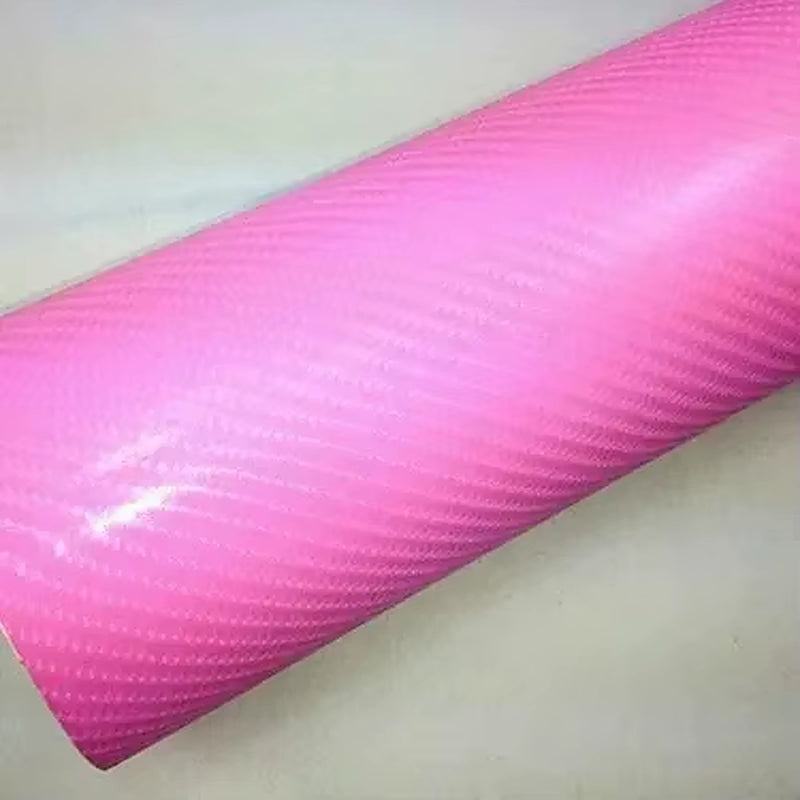 30x127cm 3D Carbon Fiber Vinyl Film Roll for Automotive Interior Styling and Decoration